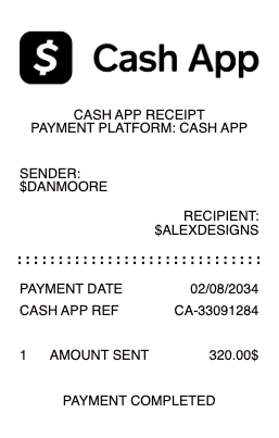 Cash App Receipt